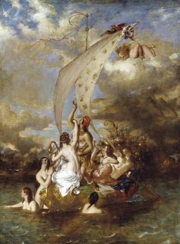 William Etty Youth on the Prow and Pleasure at the Helm